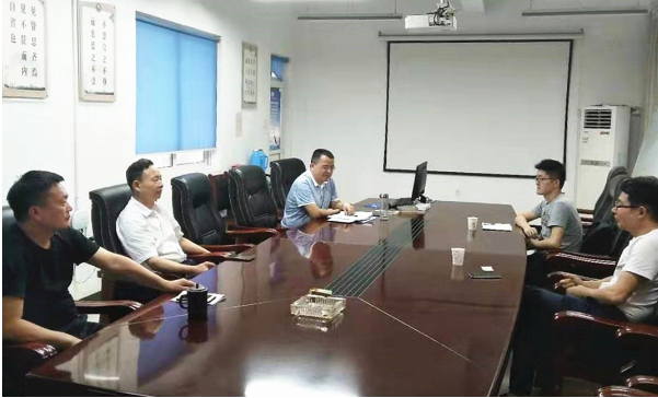 上海國中水務一行來設計研究院洽談合作項目